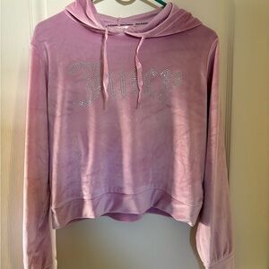 Juicy Couture Light Pink Velour Hoodie